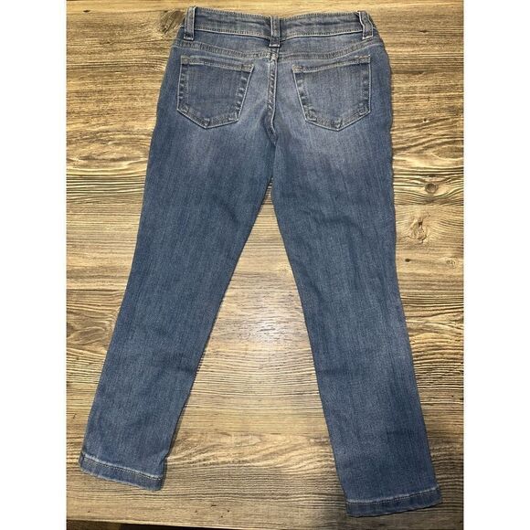 Girls' Mid-Rise Ultimate Stretch Skinny Jeans - Cat & Jack Light Blue 5. NWT. L - Picture 4 of 9